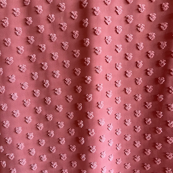 LOFT Pink Textured Blouse - Picture 2 of 4
